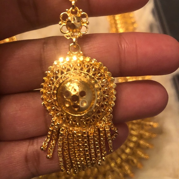 COPY - NWT 4 pc Indian necklace jewelry set - Picture 3 of 3